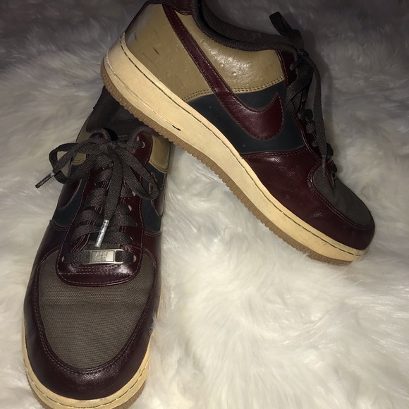 nike air force 1 leather brown 